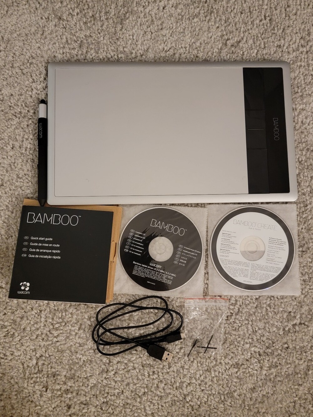 Wacom Bamboo Create - Silver & Black